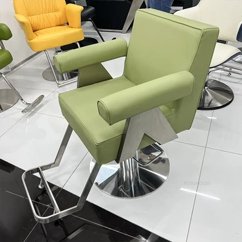 Высококачественные парикмахерские кресла Современная профессиональная парикмахерская Парикмахерские кресла Мебель для салона красоты Подъемное вращающееся кресло для салона красоты