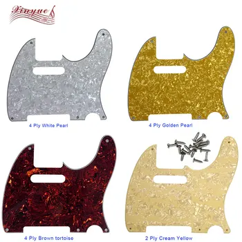 Гитарные запчасти XinYue на заказ - для США Отверстие для 5 крепежных винтов Теле Стандартная накладка для гитары, царапающая пластина, многоцветный выбор