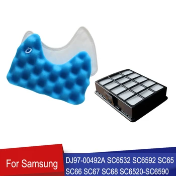Губчатый Фильтр Для Samsung DJ97-00492A SC6520 SC6530 SC6540 SC6550 SC6560 SC6570 Запчасти Для Пылесоса Hepa-Фильтр Расходные Материалы