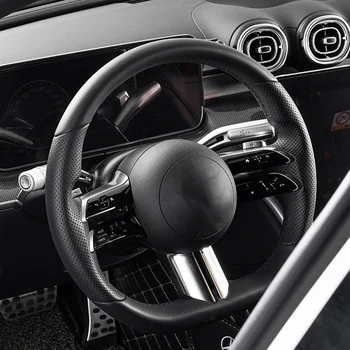 Декоративная наклейка на рычаг переключения передач стеклоочистителя, Детали для модификации интерьера Mercedes-Benz 2022-2023 C-Class C200L C260L