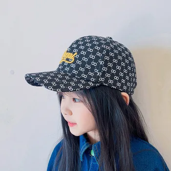 Детская бейсболка для девочек 3-7 лет, детская шляпа, весенне-осенняя солнцезащитная шляпа, детская Корейская версия, солнцезащитные шляпы для мальчиков