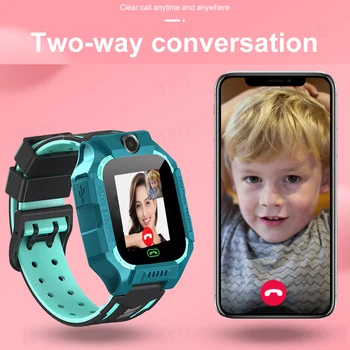 Детские смарт-часы Sim-карта Телефон для вызова SOS, умные часы для детей, Водонепроницаемая камера для отслеживания местоположения, подарок для мальчиков и девочек