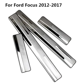 Для Ford Focus 3 2 Хэтчбек Седан 2012 2013 2014-2017 внешний Порог Накладка Добро Пожаловать Педаль из нержавеющей Стали для укладки автомобилей