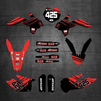 Для KTM 85 SX 2017-2013 команды по мотокроссу Графические фоновые наклейки Наборы наклеек для KTM SX85 SX 85 85SX 2013 2014 2015 2016 2017