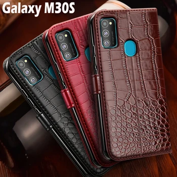 Для Samsung Galaxy M30S, чехол-бумажник, задняя крышка Samsung M30S, чехол для телефона Samsung, кожаный роскошный магнитный флип-чехол Samsung M30S
