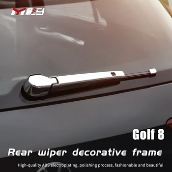 Для Volkswagen Golf 8 поколения специальная отделка крышки заднего стеклоочистителя RLINE, модифицированные внешние детали, украшение заднего стеклоочистителя яркими полосками