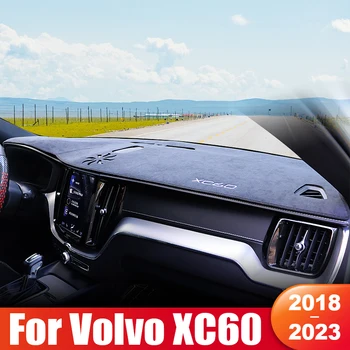 Для Volvo XC60 2018 2019 2020 2021 2022 2023 Приборная Панель Автомобиля Солнцезащитный Козырек Крышка Приборного Стола Нескользящий Коврик Аксессуары Для Интерьера