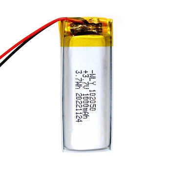 Заводская перезаряжаемая литий-полимерно-ионная батарея 102050 3.7 В 1000 мАч для GPS-трекера