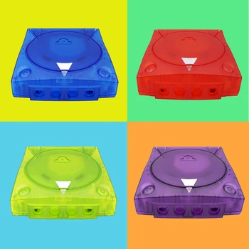 Защитные коробки для игровых консолей Полупрозрачный чехол для SEGA Dreamcast DC Замена защитной оболочки Красочные игровые аксессуары