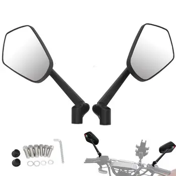 Зеркала заднего вида на перекладине, боковые зеркала заднего вида для мотоциклов, зеркало заднего вида для мотоциклов Для большинства мотоциклов