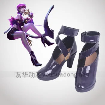 Игра Аниме Косплей костюм Обувь Мужские Женские ботинки Ботинки для вечеринки на Хэллоуин Туфли в стиле Лолиты на каблуках и платформе Lolita