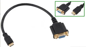 Кабель HDTV, совместимый с общедоступной шиной Mini HDMI-VGA