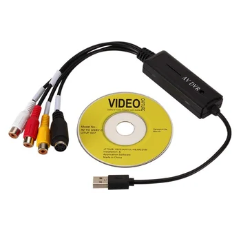 Кабельный адаптер AV RCA-USB 2.0 конвертер Адаптер для карты захвата аудио-видео Кабели для ПК для устройства захвата ТВ DVD VHS