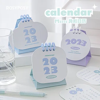Календарь на 2023 год, Мини-настольный блокнот, Креативное украшение стола, Календарь, Школьные канцелярские принадлежности, Простой Освежающий стол