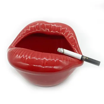 Керамическая Пепельница Sexy Lips Smoke Hull Креативная Пепельница для курения Пепельница Для домашнего декора Мини-подарок Аксессуары для курения