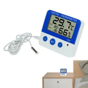 Комнатный термометр-гигрометр, Мини-ЖК-цифровой, удобный для помещений высокоточный датчик температуры, инструмент для измерения влажности