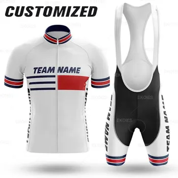 Комплект летней Велосипедной майки Унисекс 2022, Быстросохнущая Дышащая Mtb, Название команды, Изготовленная на заказ Велосипедная одежда С короткими рукавами, Велосипедная форма