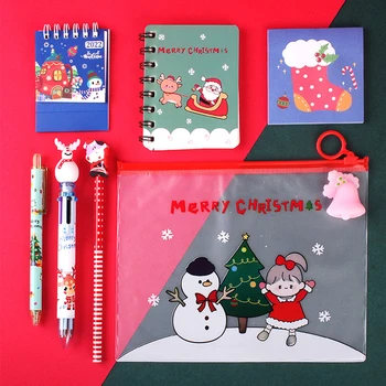 Креативный рождественский канцелярский набор Spree Гелевая ручка Подарки на День защиты детей Рождественские подарки для студентов Школьные принадлежности