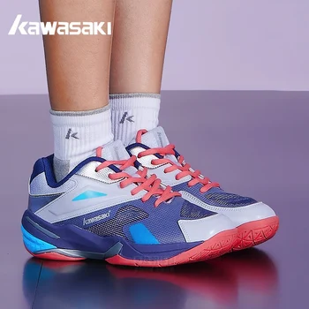 Кроссовки для бадминтона KAWASAKI, спортивные кроссовки для мужчин и женщин, теннисные кроссовки с амортизацией K-565 K-530 568