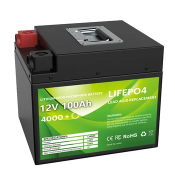 Литий-ионный аккумулятор глубокого цикла 12 В 48 В 100 Ач, литий-ионный аккумулятор Lifepo4