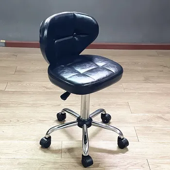 Маленькое компьютерное кресло без подлокотника Подъемное Вращающееся кресло Домашний Офис Студенческий письменный стул Табурет со шкивом Экономия места