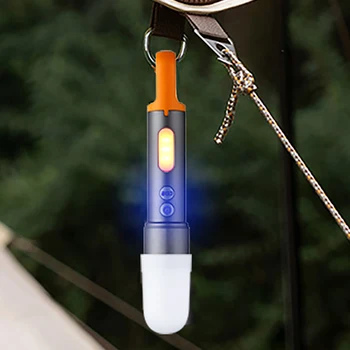 Многофункциональный фонарик 30 Вт LED COB Torch Lamp с телескопическим зумом, перезаряжаемый для кемпинга, пеших прогулок, аварийного наружного освещения