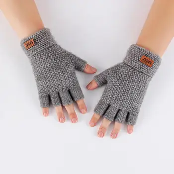 Мужские зимние перчатки 1 пара мягких на все пальцы легких трикотажных велосипедных перчаток для путешествий
