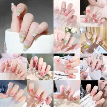 Накладные ногти многоразовые наклейки для ногтей Трехмерные носимые Из высококачественного материала Abs Аппликации для ногтей Beauty Nails