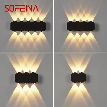 Настенный светильник SOFEINA, креативные современные уличные водонепроницаемые бра, Декоративные лампы для домашнего коридора