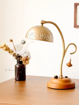 Настольная лампа Ретро Минималистичная Художественная Прикроватная На открытом воздухе Для кемпинга в саду Перезаряжаемая