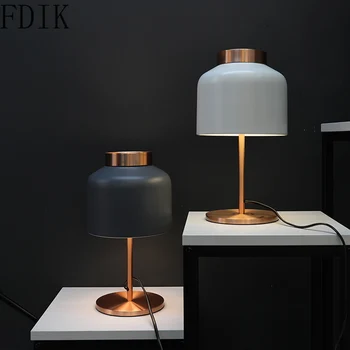 Настольные лампы Nordic Metal Led, современные настольные лампы Macaron для прикроватной тумбочки, гостиной, офиса, декоративного освещения в лофте, лампы для чтения