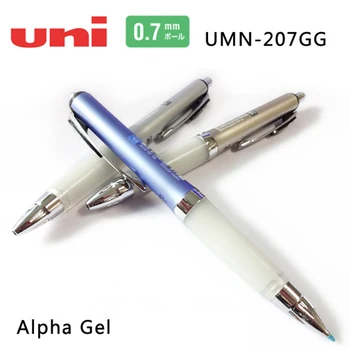 Натуральная японская гелевая ручка Mitsubishi Uni-ball UMN-207GG 0,7 мм Alpha Gel Antifatigue Идеально подходит для студенческих письменных принадлежностей