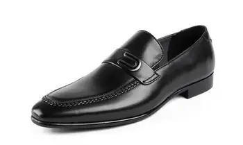 Новая модная дышащая классическая мужская обувь с высоким берцем, свадебные туфли с острым носком, официальная деловая обувь без застежки