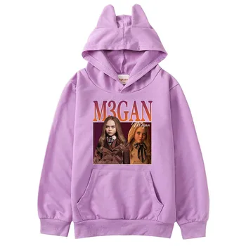 Новая одежда из фильма ужасов M3GAN, Модный свитер для девочек, Толстовки Megan, Детские пуловеры, пальто, повседневные свитшоты для маленьких мальчиков