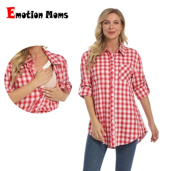 Новая свободная модная одежда для беременных, длинные рубашки для грудного вскармливания, футболки для кормления грудью, послеродовая футболка для беременных женщин