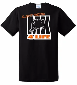 Новейшая футболка 2019, мужские футболки высокого качества на заказ JUST RIDE MX 4 LIFE для мотокросса YZF CRF KXF SX, байкерская футболка для суперкросса