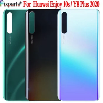 Новинка для Huawei Enjoy 10s Задняя крышка батарейного отсека Задняя стеклянная дверца корпуса Чехол для Huawei Y8 Plus 2020 P Smart Battery Cover