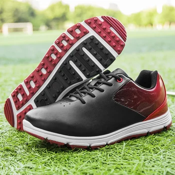 Новые водонепроницаемые кроссовки для гольфа, мужские уличные размеры 39-47, Противоскользящая обувь для ходьбы, Удобная обувь для бега трусцой