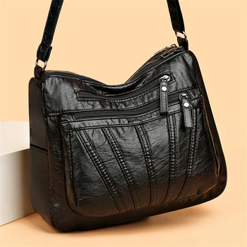 Новые женские сумки через плечо из мягкой кожи 2023, модная женская сумка через плечо, брендовая дизайнерская сумка, маленькие кошельки и сумки-мешочки