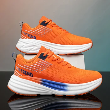 Новые кроссовки Мужские Дышащие кроссовки для бега Уличная удобная обувь для ходьбы Противоскользящие кроссовки для ходьбы