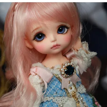 Новые куклы 1/8 BJD / SD happy Fashion, милые желтые, с глазами, для маленькой девочки на день рождения.