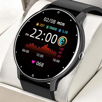 Новые смарт-часы с ультратонким HD-экраном, фитнес-упражнения, мониторинг сердечного ритма, сна, модные умные часы для мужчин и женщин Android IOS