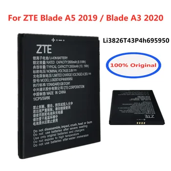 Новый 2650 мАч Li3826T43P4h695950 Сменный Аккумулятор Для Телефона ZTE Blade A5 2019/Blade A3 2020 Высокое Качество Bateria В наличии