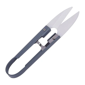 Ножницы U-образной формы, резак для керамической пряжи, маленький рыболовный триммер, мини-триммер для вышивания крестиком, швейные ножницы, прямая поставка