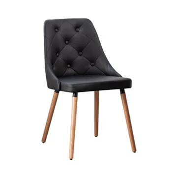Обеденный стул бытовой из чистого массива дерева, современный простой обеденный стол в скандинавском стиле, стул для ресторана, стул для учебы, стул для письма
