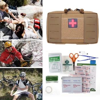 Оксфордские аптечки первой помощи 1000D, легкая сумка для выживания в чрезвычайных ситуациях, предназначенная для альпинизма, Прочный многофункциональный гладкий инструмент для выживания в кемпинге