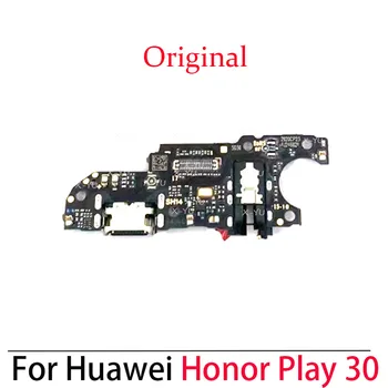 Оригинал Для Huawei Honor Play 30 Plus USB Зарядная Плата Док-порт Гибкого кабеля Сменное Положение