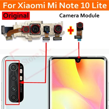 Оригинальная камера заднего вида для Xiaomi Mi Note 10 Lite Note 10lite Замена модуля основной фронтальной камеры для селфи Запасная