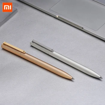 Оригинальная Металлическая Ручка для вывесок Xiaomi Mijia 0,5 мм Гладкая Swiss Permec Refill Black MiKuni Japan Синие чернила Офисная Ручка для письма студентов