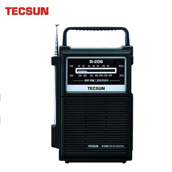 Оригинальный TECSUN R-206 Radio FM/MW Высокочувствительный Радиоприемник Desheng R206 Digital Receiver Прямая Поставка для пожилых людей